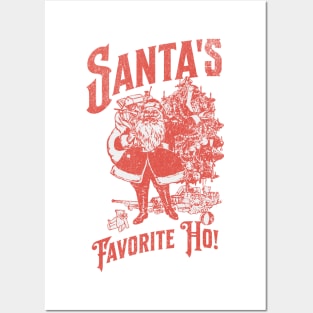 Santa's Favorite Ho! Posters and Art